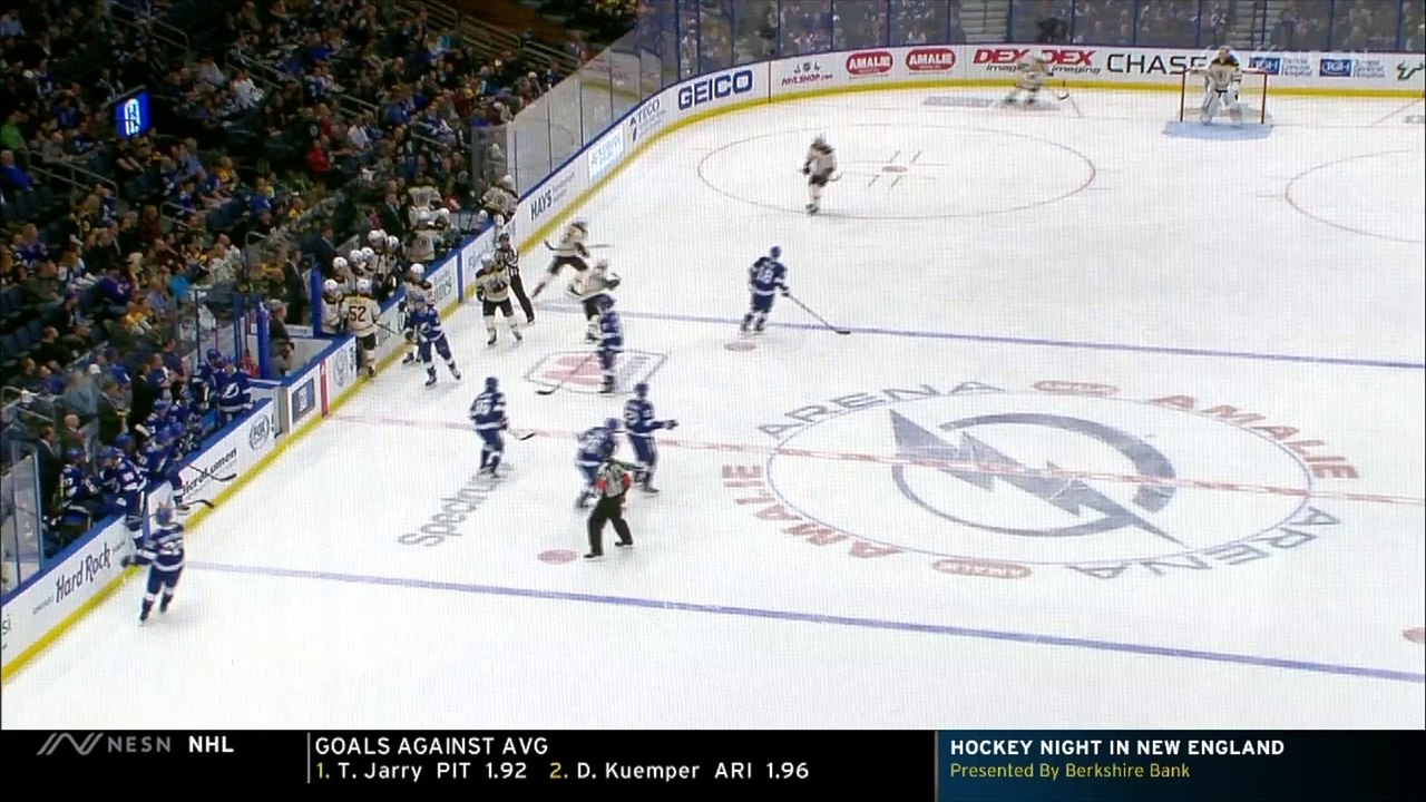 Patrice Bergeron's Nifty Goal Against Lightning Comes After Smooth Line Change