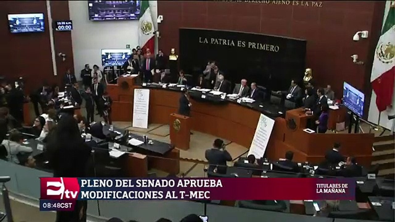 Senado ratifica cambios al T-MEC