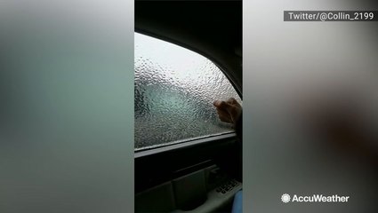 An ice shatter so nice, you'll have to watch it twice