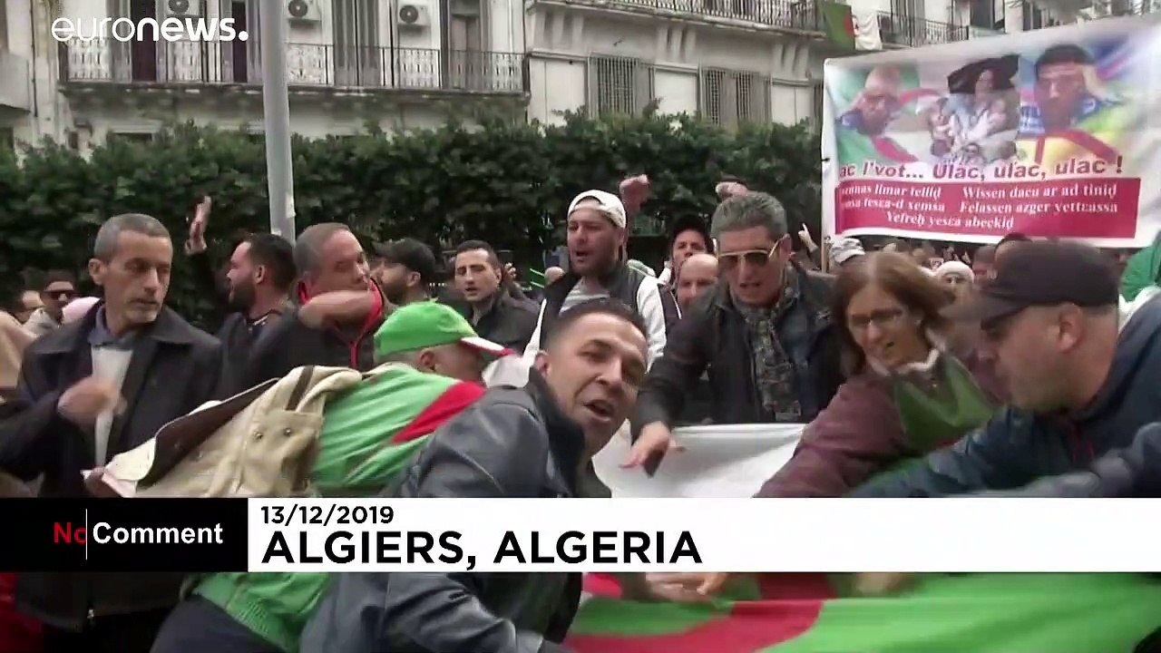 هزاران الجزایری در اعتراض به ریاست جمهوری عبدالمجید تبون به خیابان‌ها آمدند