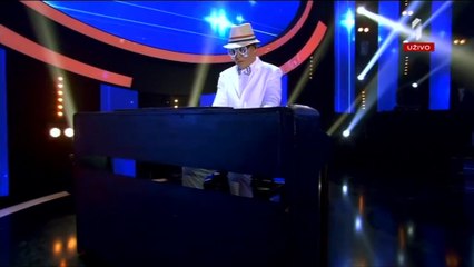 Aleksa Jelic kao Elton John (TLZP POLUFINALE 2019)