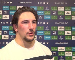Champions Cup : 4e j. - Chat : "Très honoré d'avoir 100 matches avec le Racing et de valider par une victoire"