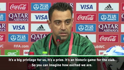 A 'privilege' to play, but Xavi wants Al-Sadd victory