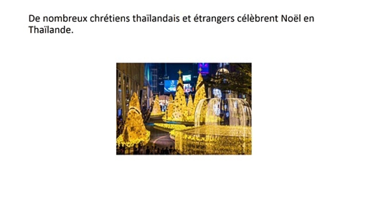 Noël 2019-2020 au Royaume de Thaïlande