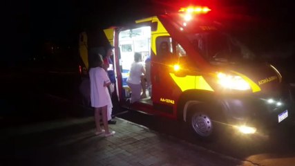 Siate atende criança ferida no Bairro Santo Onofre