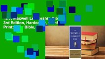 NIV, Maxwell Leadership Bible, 3rd Edition, Hardcover, Comfort Print: Holy Bible, New