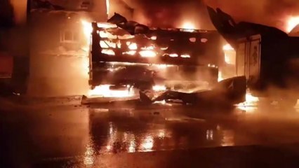 경기도 광주 공장 4개동 전소...재산피해 25억 / YTN