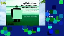 Full E-book  Offshoring Information Technology: Sourcing and Outsourcing to a Global Workforce