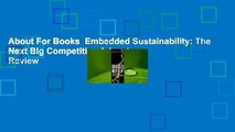 About For Books  Embedded Sustainability: The Next Big Competitive Advantage  Review