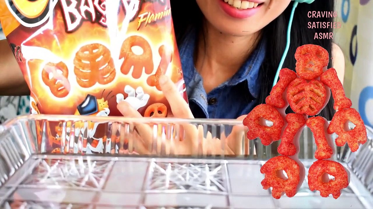ASMR _ CHEETOS BAG OF BONES FLAMIN' HOT_ HALLOWEEN TREAT_ CRAVING SATISFIED (1)