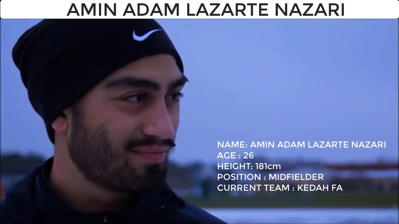 Amin Adam Lazarte Nazari Pemain Import Kouta Asia Kedah FA 2020