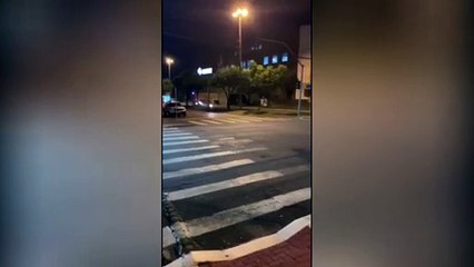 Vídeo flagra motorista conduzindo na contramão, enquanto fugia da GM e do GPOM
