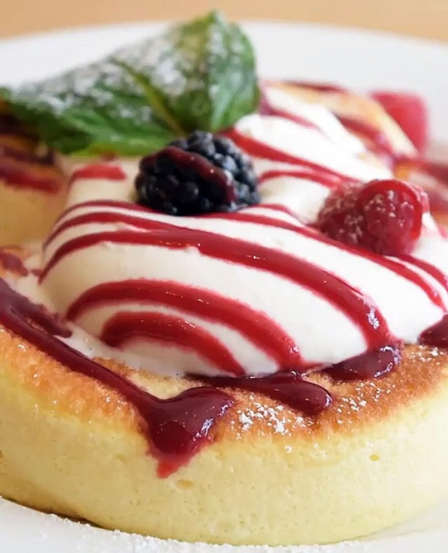⁣Japanese Soufflé Pancake Japanese Restaurant Toronto