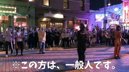 【USJ・三代目】変装したプロダンサーが「ラタタダンス」を踊るゾンビに乱入したら会場大パニック！【ハロウィンホラーナイト】