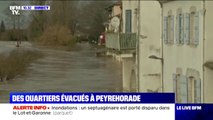 Inondations: une soixantaine de foyers ont été évacués à Peyrehorade dans les Landes