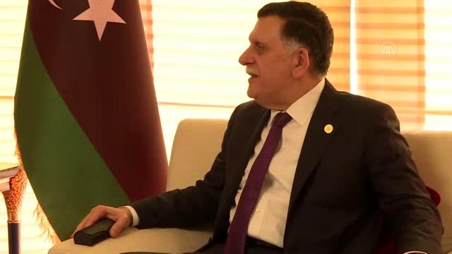 Milli Savunma Bakanı Akar, Libya Başkanlık Konseyi Başkanı Fayiz es-Serrac ile görüştü