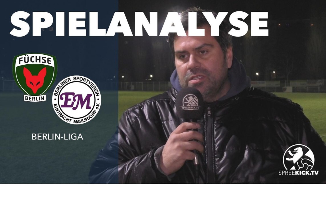 Spielanalyse | Füchse Berlin Reinickendorf - BSV Eintracht Mahlsdorf (17. Spieltag, Berlin-Liga)