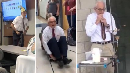 #WatchVideo Of Science Professor Gone Viral For His Incredible Stunts In Class || Oneindia Telugu