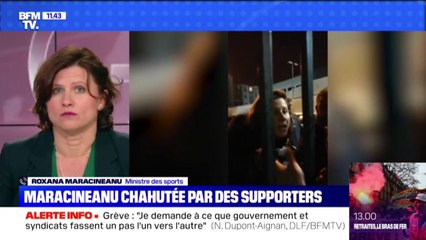 La ministre des Sports réagit à la "manifestation de violences" dont elle a été victime dans un stade de Saint-Ouen