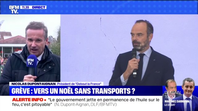 Retraites: Nicolas Dupont-Aignan suggère la grève par la gratuité des transports pour maintenir la pression sur le gouvernement