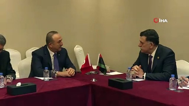 - Bakan Çavuşoğlu, Libya Başkanlık Konseyi Başkanı Fayiz es-Serrac ile görüştü