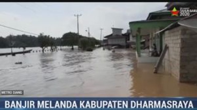 Banjir Rendam Ratusan Rumah di Dharmasraya