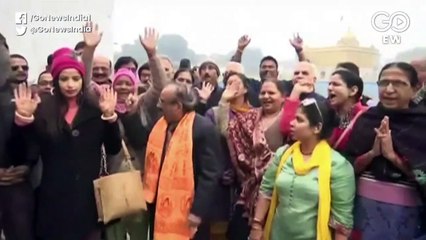प्राचीन कटासराज मंदिर में दर्शन के लिए भारतीय श्रद्धालुओं का जत्था पाकिस्तान रवाना