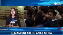 Ratusan Milenial Antre Sejak Kemarin Demi Sepasang Sneakers Edisi Terbatas