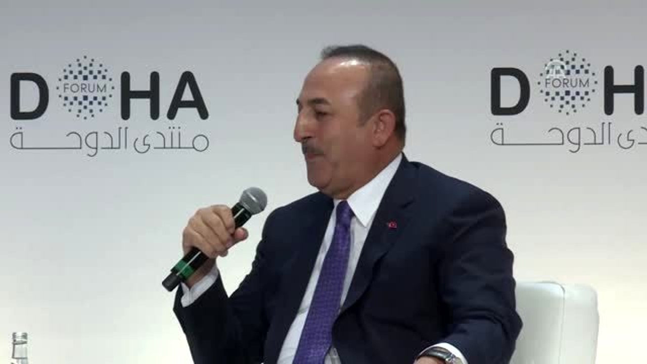 Dışişleri Bakanı Çavuşoğlu, 'Doha Forumu"na katılarak, konuşma yaptı (2)