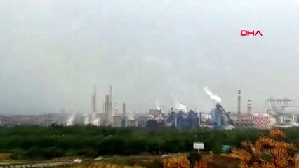 İskenderin demir çelik fabrikasından dumanlar yükseliyor-2