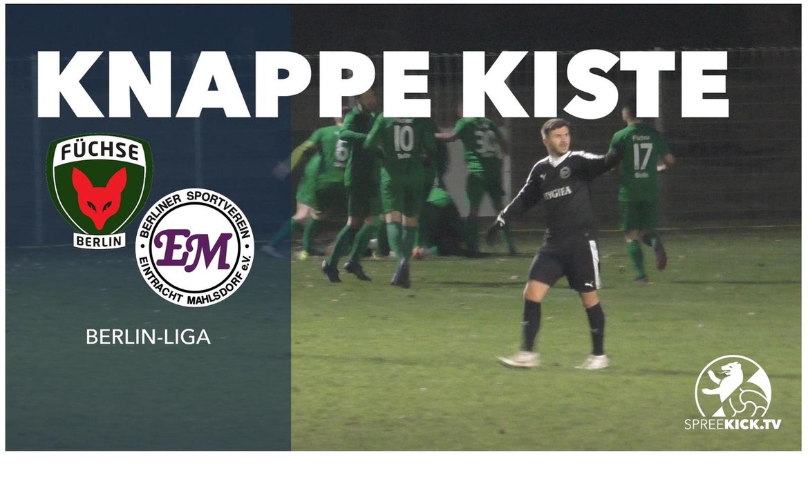 Kapitän Haubitz mit dem goldenen Treffer l Füchse Berlin Reinickendorf - BSV Eintracht Mahlsdorf (Berlin-Liga)