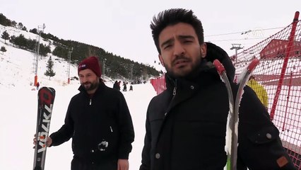 Kayakseverler Palandöken'de yoğunluk oluşturdu - ERZURUM