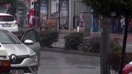 Kaş'taki sağanak ve dolu - ANTALYA