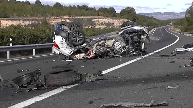 Dos muertos por el siniestro de un supuesto kamikaze en Alicante