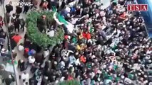 شاهد: الآلاف يخرجون في الجزائر ضد الرئيس المنتخب ورفضا لانتخابات وصفوها بالمزورة