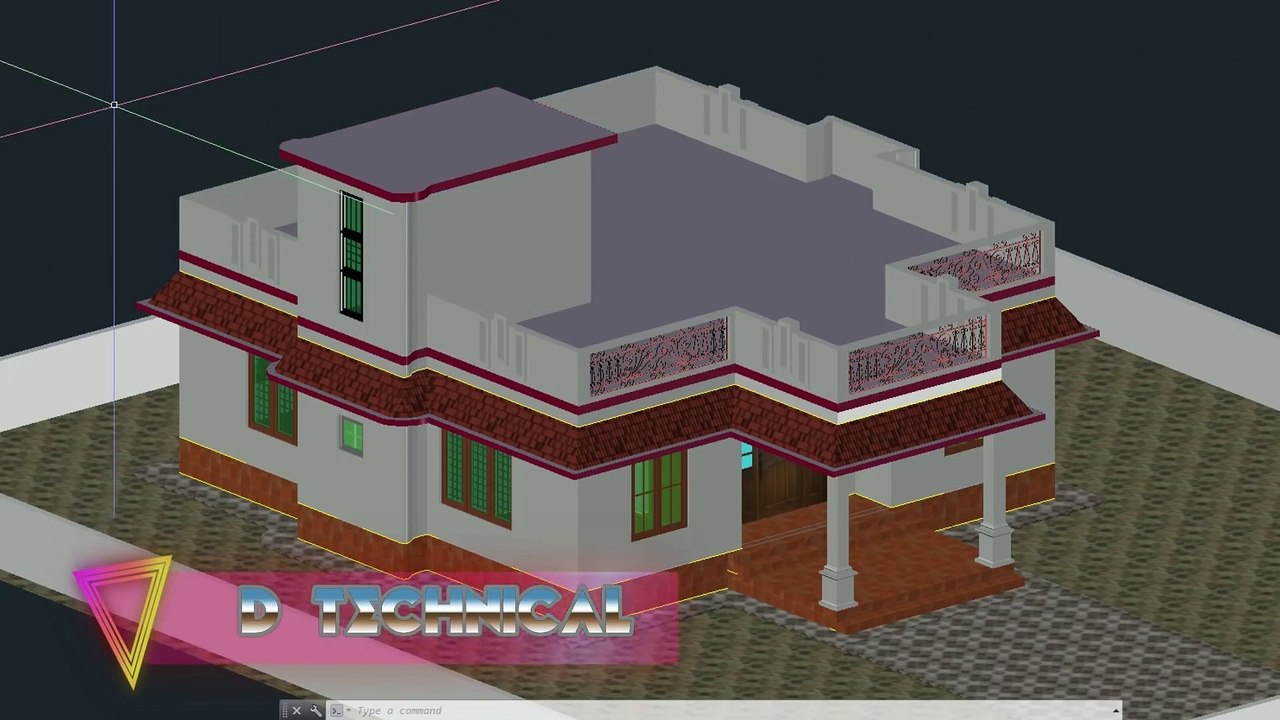 33_Feet_by_33_Feet_4_Bedroom_House_Design(1080p)