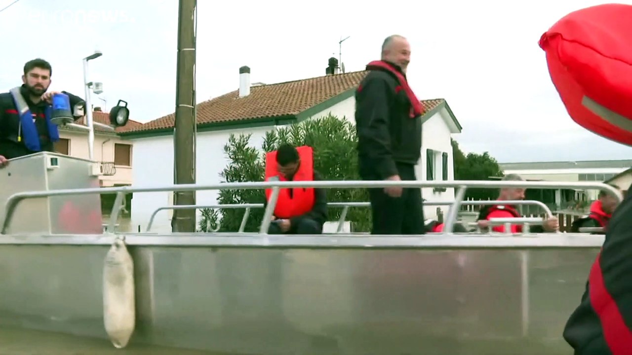 Сильные наводнения на юге Франции