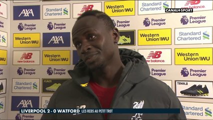 Premier League - La réaction de Sadio Mané après Liverpool / Watford