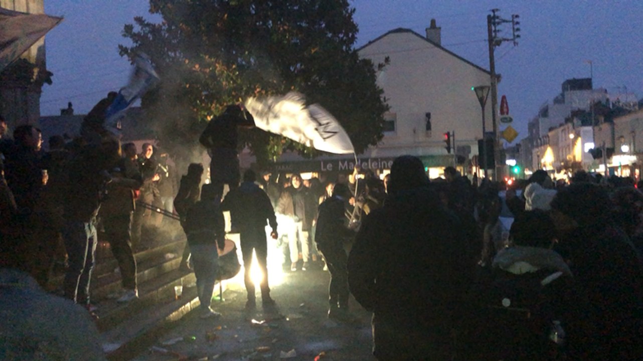 Les supporters d’Angers Sco fêtent le centenair...
