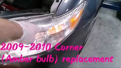 2009-2010 Camry Corner (amber) bulb replacement