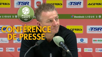 Conférence de presse Valenciennes FC - Paris FC (1-0) : Olivier GUEGAN (VAFC) - Mecha BAZDAREVIC (PFC) - 2019/2020