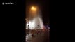 Bemondsey Geyser: Spray from burst water main soaks south London