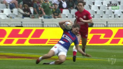 Les meilleurs moments de la rencontre entre les Bleues du 7 et le Canada au Cape Town Sevens
