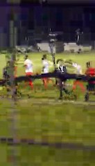 L’entrée des deux équipes