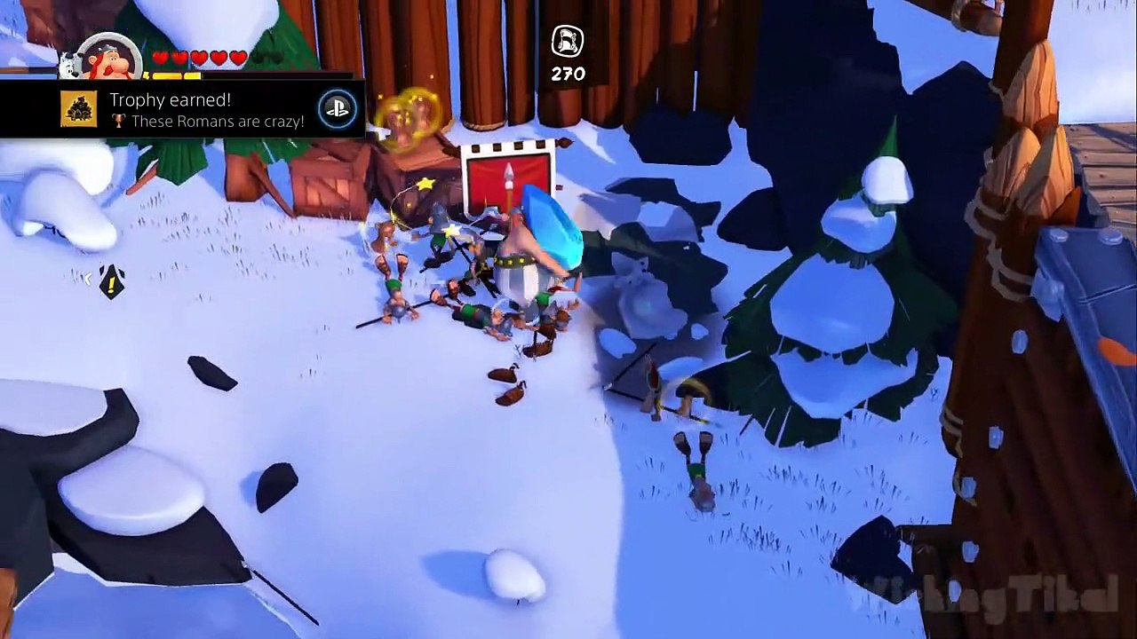 Asterix & Obelix XXL 3- The Crystal Menhir Walkthrough Part 2 (PS4) Chapter 2 - Thule