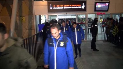 Spor fenerbahçe'ye sivas'ta coşkulu karşılama