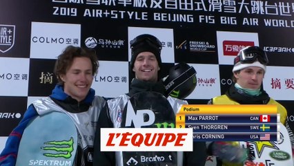 Retour gagnant de Parrot après un cancer - Snowboard - CM (H)