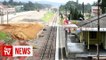 Safety at stake due to double-track rail project in Labis
