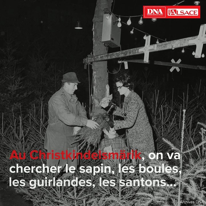 Noël à Strasbourg dans les années 1960