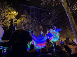 La Cabalgaza acerca a Papá Noel a Valladolid